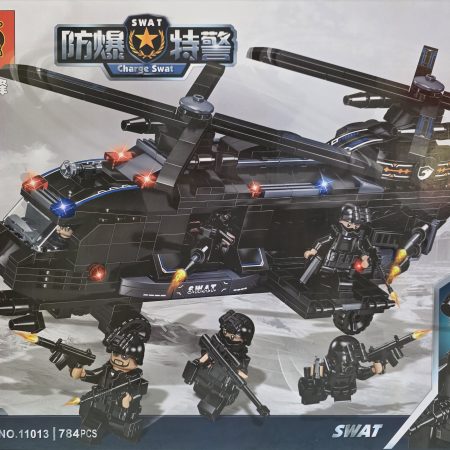 Charge Swat Helicopter Building block set (784 pcs)